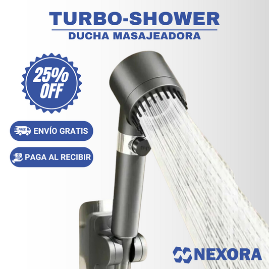 Turbo-Shower: Cabezal de Ducha Masajeadora