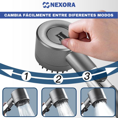 Turbo-Shower: Cabezal de Ducha Masajeadora
